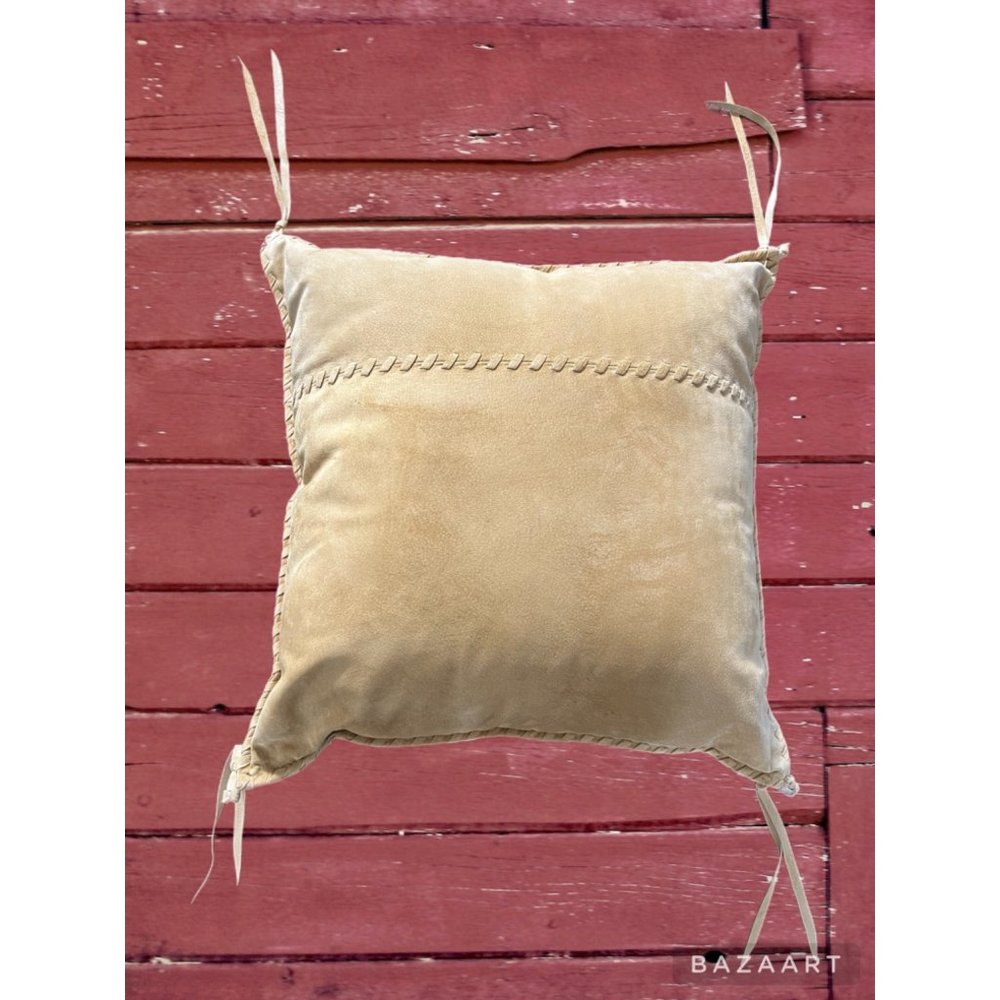 Cowboy Western Style Heavy Duty Suede Extra Large Decorative Pillow 24"